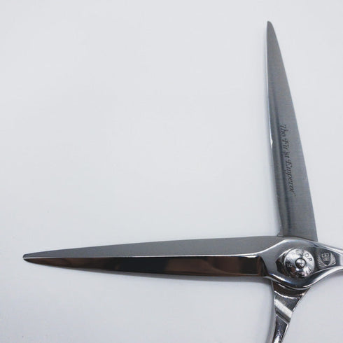 【ナルトシザーズ ナルトシザーNARUTO SCISSORS】RKミカドラインZ シザー オフセット 理容 美容ハサミ 美容師 理容師 右利き 6.8インチ 中古 sc757