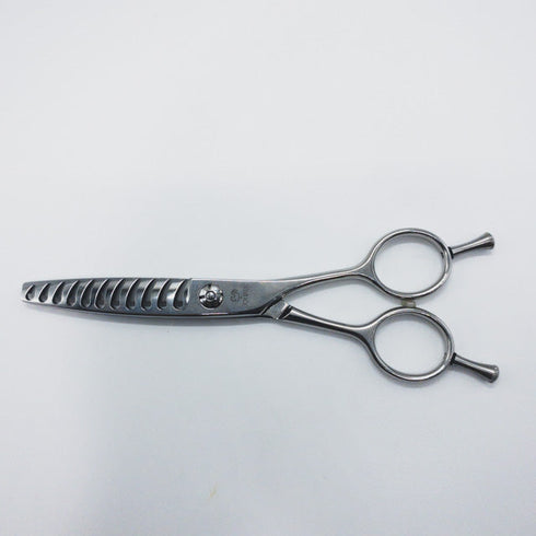 美品【ジョーウェルJOEWELL】CXG-11/30 メガネ シザー セニング 美容ハサミ すきばさみ 美容師 理容師 約30% 右利き 5.9インチ 中古 sc764
