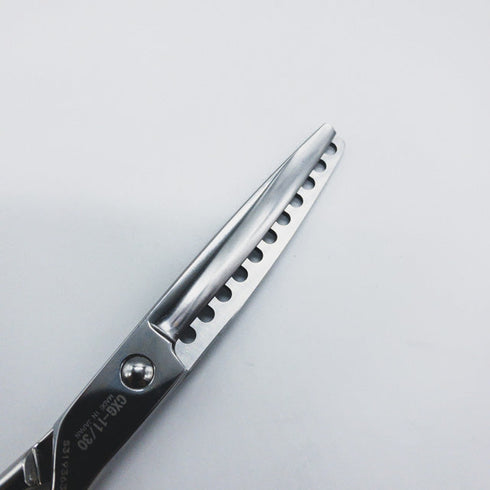 美品【ジョーウェルJOEWELL】CXG-11/30 メガネ シザー セニング 美容ハサミ すきばさみ 美容師 理容師 約30% 右利き 5.9インチ 中古 sc764