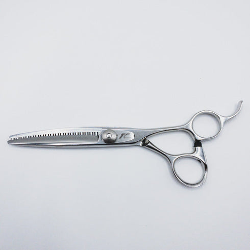 【TC scissors】 オフセット シザー セニング 美容ハサミ すきばさみ 美容師 理容師 約10~20% 右利き 6インチ 中古 sc78