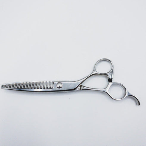 【TC scissors】 オフセット シザー セニング 美容ハサミ すきばさみ 美容師 理容師 約10~20% 右利き 6インチ 中古 sc78