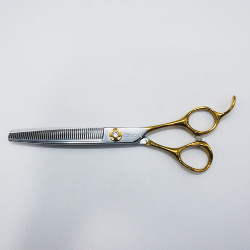 美品【シルバーラインSilverLine】国民三銃士 KUTT6548 トリミングシザー 右利き セニング トリマー ペット 6.5インチ 中古 sc780