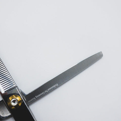 美品【シルバーラインSilverLine】国民三銃士 KUTT6548 トリミングシザー 右利き セニング トリマー ペット 6.5インチ 中古 sc780