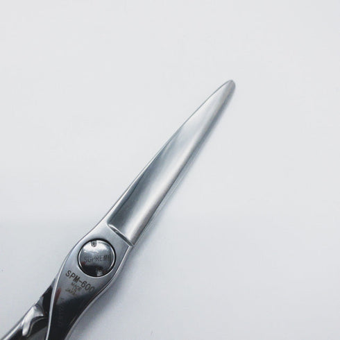 美品【ジョーウェルJOEWELL】SPM-600 スプリーム シザー オフセット 理容 美容ハサミ 美容師 理容師 右利き 6インチ 中古 sc790