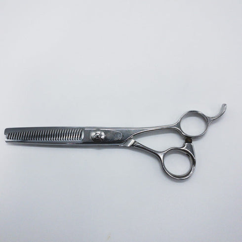 【キラシザーズ キラシザーKIRA】 オフセット シザー セニング 美容ハサミ すきばさみ 美容師 理容師 約% 右利き 6インチ 中古 sc797