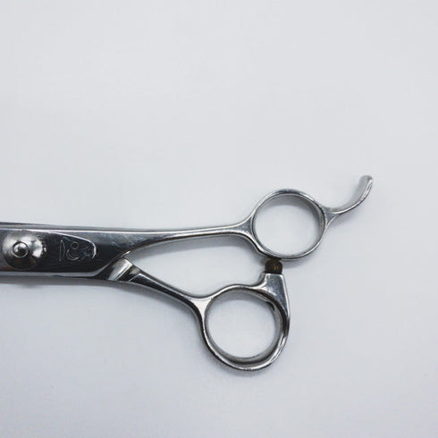 【キラシザーズ キラシザーKIRA】 オフセット シザー セニング 美容ハサミ すきばさみ 美容師 理容師 約% 右利き 6インチ 中古 sc797