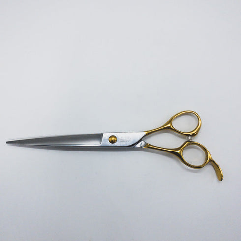 美品【シルバーラインSilverLine】国民三銃士ノコギリ刃KUTS700 トリミングシザー オフセット 右利き トリマー ペット 7インチ 中古 sc798