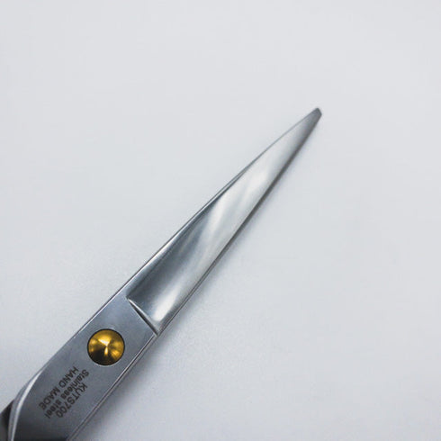 美品【シルバーラインSilverLine】国民三銃士ノコギリ刃KUTS700 トリミングシザー オフセット 右利き トリマー ペット 7インチ 中古 sc798
