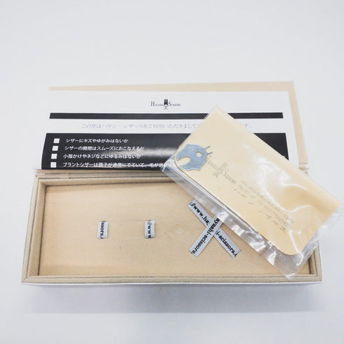 美品【ハヤシシザーズ ハヤシシザーHAYASHI SCISSORS】HYS-23R4-WH-6 メガネ シザー セニング 美容ハサミ すきばさみ 美容師 理容師 約35~40% 右利き 6インチ 中古 sc805