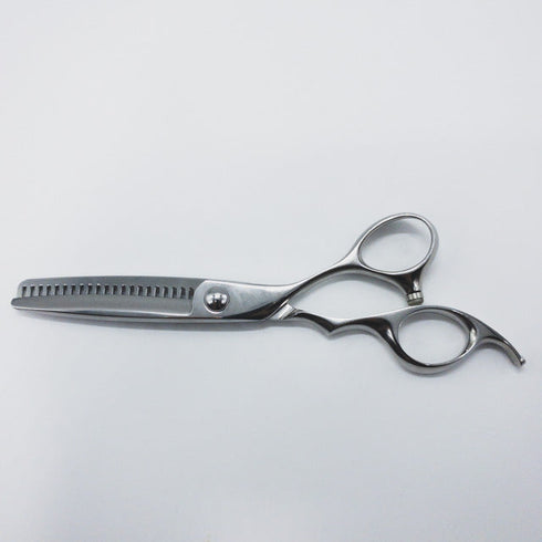 美品【クラーロCLARO】 オフセット シザー セニング ケアセニング美容ハサミ すきばさみ 美容師 理容師 約10~20% 右利き 6インチ 中古 sc807