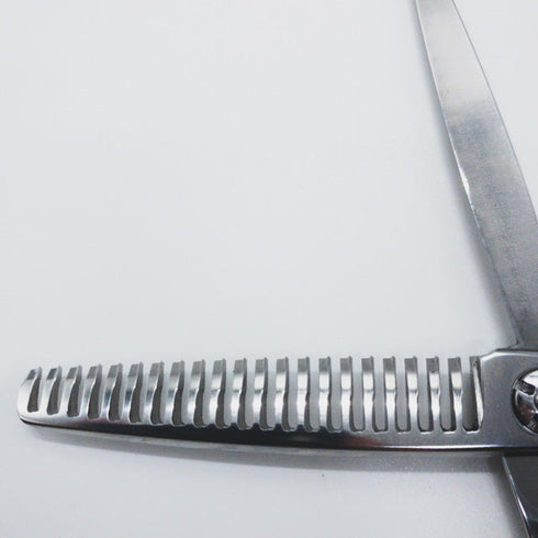 美品【クラーロCLARO】 オフセット シザー セニング ケアセニング美容ハサミ すきばさみ 美容師 理容師 約10~20% 右利き 6インチ 中古 sc807