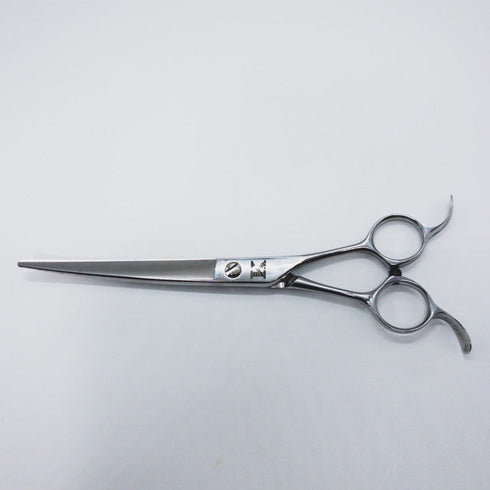 【メーカー不明】KR-675 カーブ トリミングシザー メガネ 右利き トリマー ペット 6.75インチ 中古 sc837