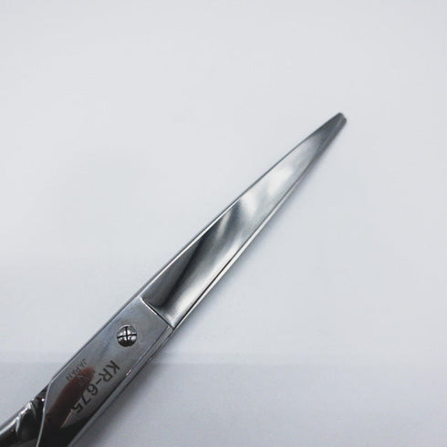 【メーカー不明】KR-675 カーブ トリミングシザー メガネ 右利き トリマー ペット 6.75インチ 中古 sc837