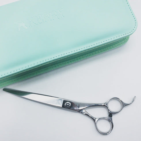 【ケリー ワンクスKERRY】WHA-66A 平刃 トリミングシザー オフセット 右利き トリマー ペット 6.6インチ 中古 sc842