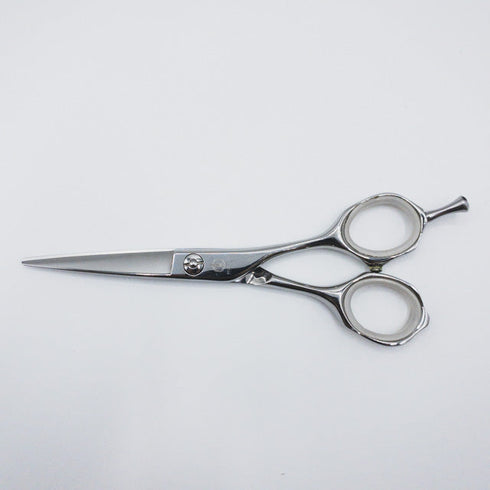 美品【ミズタニシザーズ ミズタニシザーMIZUTANI SCISSORS】BLACK-SMITH PIXYピクシー シザー メガネ 理容 美容ハサミ 美容師 理容師 右利き 5.7インチ 中古 sc85