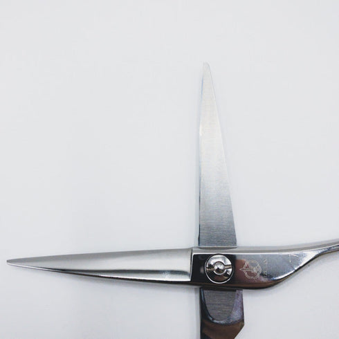 美品【ミズタニシザーズ ミズタニシザーMIZUTANI SCISSORS】BLACK-SMITH PIXYピクシー シザー メガネ 理容 美容ハサミ 美容師 理容師 右利き 5.7インチ 中古 sc85