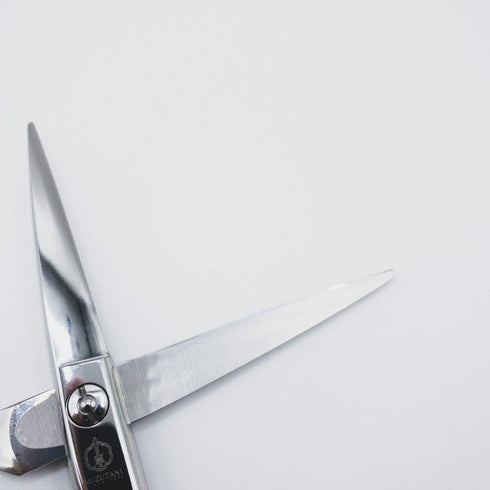 美品【ミズタニシザーズ ミズタニシザーMIZUTANI SCISSORS】BLACK-SMITH PIXYピクシー シザー メガネ 理容 美容ハサミ 美容師 理容師 右利き 5.7インチ 中古 sc85