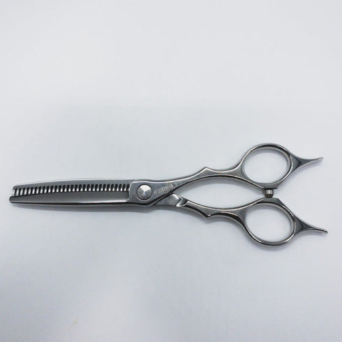 【シザーズジャパンSCISSORS JAPAN】AF25%29i18 LSBS加工 メガネ シザー セニング 美容ハサミ すきばさみ 美容師 理容師 約25% 右利き 6インチ 中古 sc850