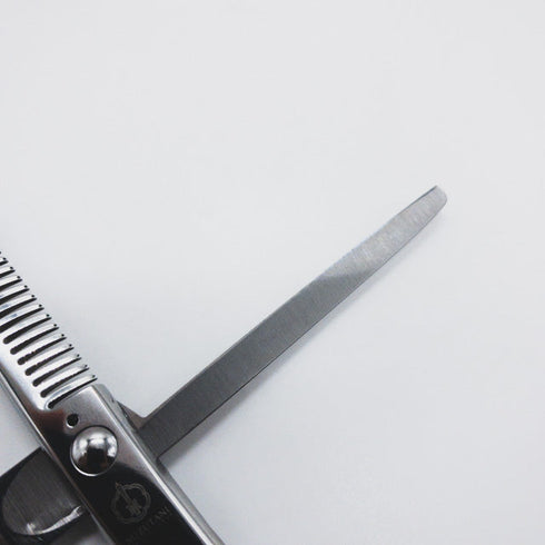 【ミズタニシザーズ ミズタニシザーMIZUTANI SCISSORS】Re-tro THINNING 30レトロ メガネ シザー セニング 美容ハサミ すきばさみ 美容師 理容師 約30% 右利き 5.7インチ 中古 sc853