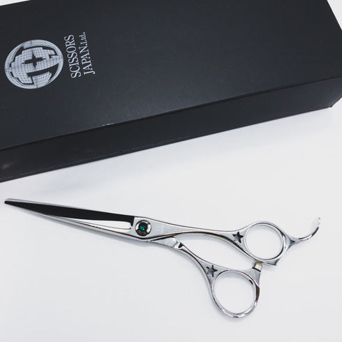 【シザーズジャパンSCISSORS JAPAN】NVHR60i03N LSBS加工 シザー オフセット 理容 美容ハサミ 美容師 理容師 右利き 6インチ 中古 sc869