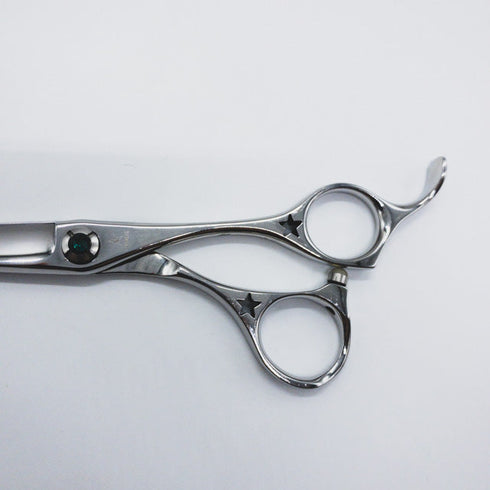 【シザーズジャパンSCISSORS JAPAN】NVHR60i03N LSBS加工 シザー オフセット 理容 美容ハサミ 美容師 理容師 右利き 6インチ 中古 sc869