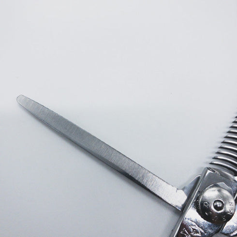 【ナルトシザーズ ナルトシザーNARUTO SCISSORS】二梳きヘネシーラムールS31 オフセット シザー セニング 美容ハサミ すきばさみ 美容師 理容師 約20~25% 左利き 5.8インチ 中古 sc876