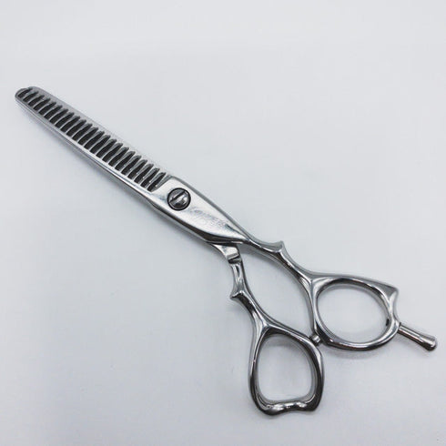 【ヒカリシザーズHIKARI光シザーHIKARI SCISSORS】Angel B 776 オフセット シザー セニング 美容ハサミ すきばさみ 美容師 理容師 約25~30% 右利き 6インチ 中古 sc887