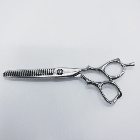 【ヒカリシザーズHIKARI光シザーHIKARI SCISSORS】Angel B 776 オフセット シザー セニング 美容ハサミ すきばさみ 美容師 理容師 約25~30% 右利き 6インチ 中古 sc887