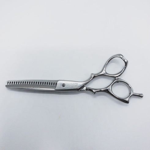 【ヒカリシザーズHIKARI光シザーHIKARI SCISSORS】Angel B 776 オフセット シザー セニング 美容ハサミ すきばさみ 美容師 理容師 約25~30% 右利き 6インチ 中古 sc887