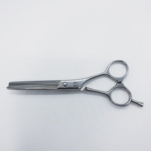 【サクシードSUCCEED】KEEPER Thinning 50 メガネ シザー セニング 美容ハサミ すきばさみ 美容師 理容師 約10% 右利き 5.5インチ 中古 sc889