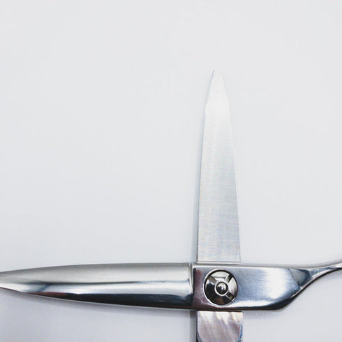 美品【FLYING SCISSORSフライングシザーズ】Mow53笹刃シザー スライド ドライカット理容 美容はさみ 右利き 5.6インチ 中古 sc91