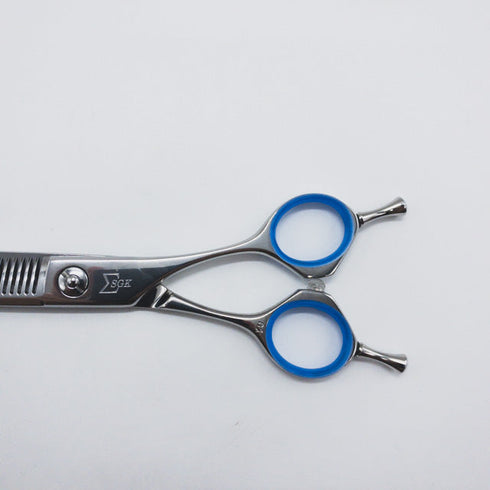 美品【三和技研SANWA SGK】SX-T30 メガネ シザー セニング 美容ハサミ すきばさみ 美容師 理容師 約25% 右利き 6インチ 中古 sc921