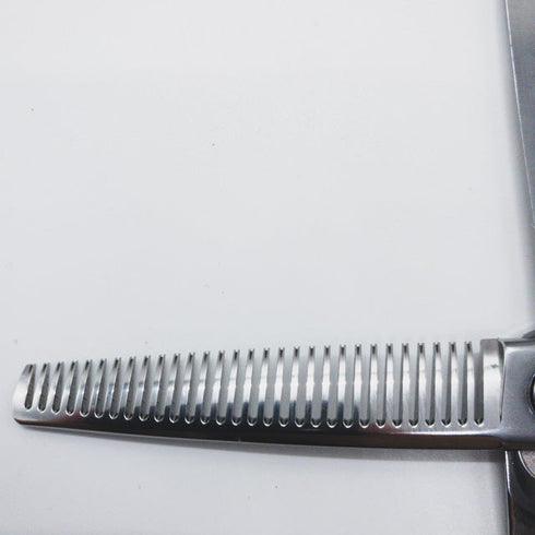 美品【三和技研SANWA SGK】SX-T30 メガネ シザー セニング 美容ハサミ すきばさみ 美容師 理容師 約25% 右利き 6インチ 中古 sc921