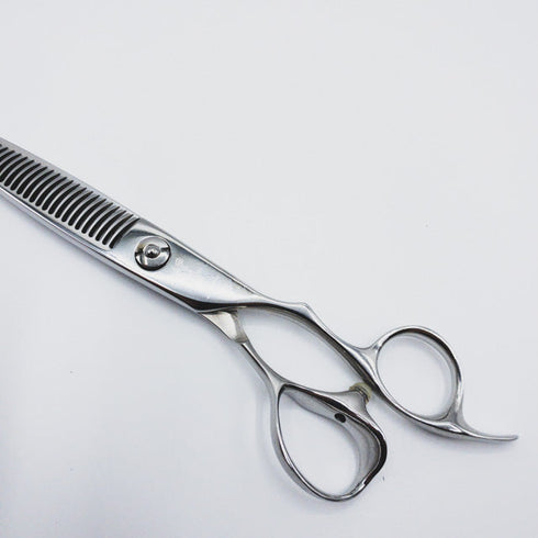 【フライングシザーズFLYING SCISSORS】伊弉冉イザナミ IZ-30 オフセット シザー セニング 美容ハサミ すきばさみ 美容師 理容師 約20~25% 右利き 6インチ 中古 sc93