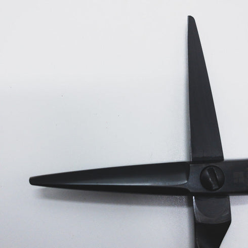 【オオカワプロシザーズ オオカワプロシザーOKAWA PRO SCISSORS】SG45 ブラックコーティング ミニシザー メガネ 理容 美容ハサミ 美容師 理容師 右利き 4.5インチ 中古 sc930