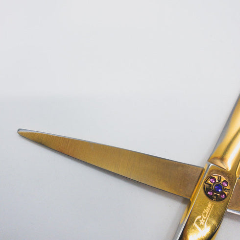 【ドラゴンクローDragon Claw】D2-60L シザー オフセット 理容 美容ハサミ 美容師 理容師 左利き 6インチ 中古 sc946