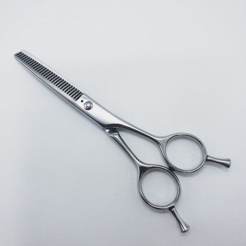 【ミズタニシザーズ ミズタニシザーMIZUTANI SCISSORS】Re-tro THINNING 30レトロ メガネ シザー セニング 美容ハサミ すきばさみ 美容師 理容師 約30% 右利き 5.7インチ 中古 sc949