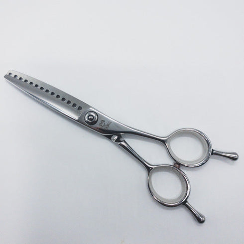 美品【ジョーウェルJOEWELL】HXG-14 メガネ シザー セニング 美容ハサミ すきばさみ 美容師 理容師 約40~50% 右利き 5.9インチ 中古 sc950