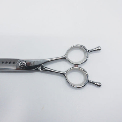 美品【ジョーウェルJOEWELL】HXG-14 メガネ シザー セニング 美容ハサミ すきばさみ 美容師 理容師 約40~50% 右利き 5.9インチ 中古 sc950