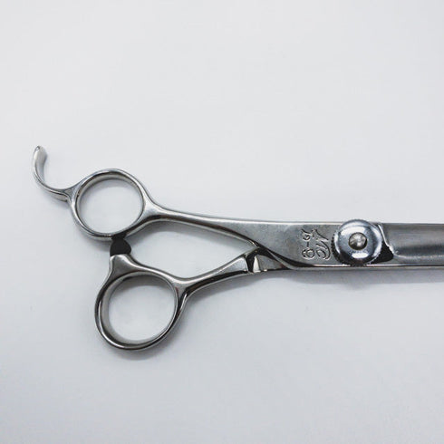 【Nicニックシザー】L-9 シザー オフセット 理容 美容ハサミ 美容師 理容師 左利き 6.8インチ 中古 sc977