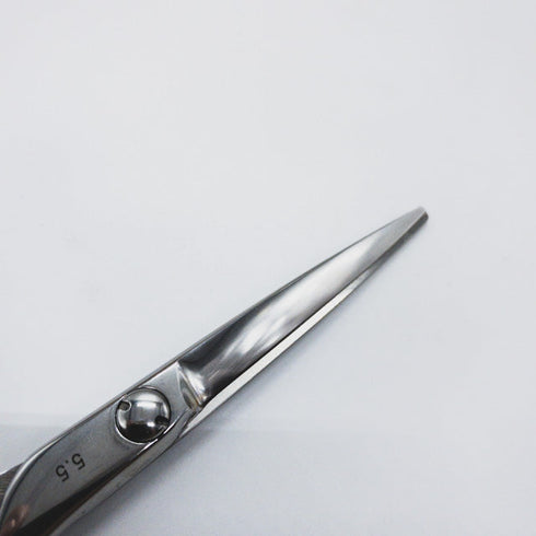 美品【ピークアブーPEEK-A-BOO】STANDARD 5.5 シザー メガネ 理容 美容ハサミ 美容師 理容師 右利き 5.5インチ 中古 sc1062