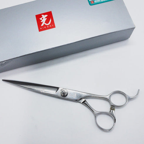 【ヒカリシザーズHIKARI光シザーHIKARI SCISSORS】BLAZE573 シザー オフセット 理容 美容ハサミ 美容師 理容師 右利き 6.5インチ 中古 sc990