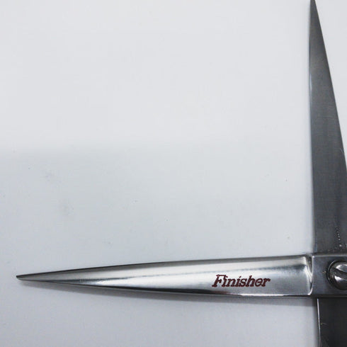 【東京理器 胡蝶】F-65F Finisher 薄刃 先細トリミングシザー オフセット 右利き トリマー ペット 6.5インチ 中古 sc993