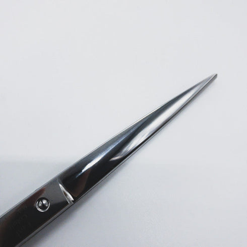 【東京理器 胡蝶】F-65F Finisher 薄刃 先細トリミングシザー オフセット 右利き トリマー ペット 6.5インチ 中古 sc993