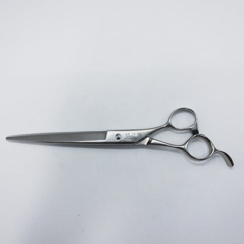 【内海ウツミUTSUMI】AH70平刃 トリミングシザー オフセット 右利き トリマー ペット 7インチ 中古 sc996