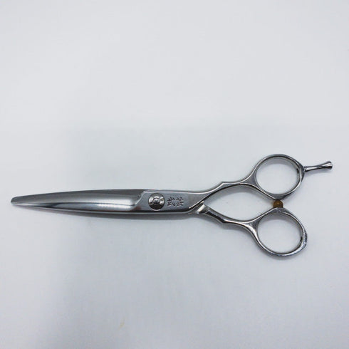 【BUGEI武芸】OXU65 ドライカット スライド シザー メガネ 理容 美容ハサミ 美容師 理容師 右利き 6.3インチ 中古 sc998