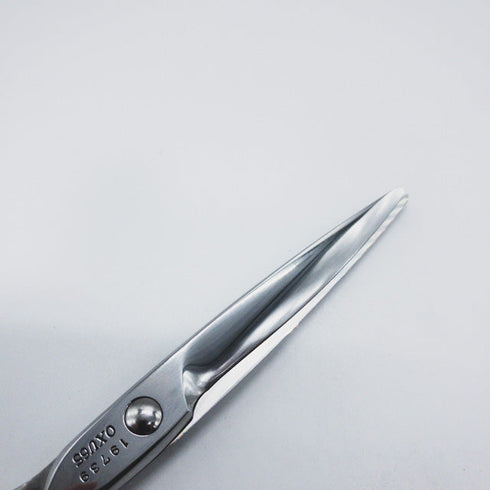【BUGEI武芸】OXU65 ドライカット スライド シザー メガネ 理容 美容ハサミ 美容師 理容師 右利き 6.3インチ 中古 sc998