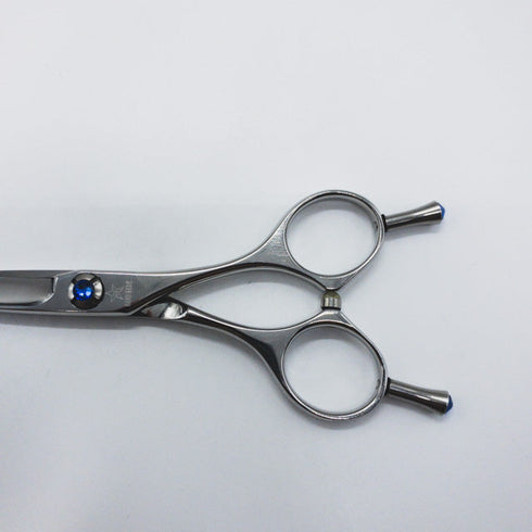 【シザーズジャパンSCISSORS JAPAN】RISE50i06Pライズ ドライカット スライド シザー メガネ 理容 美容ハサミ 美容師 理容師 右利き 5.2インチ 中古 sc999