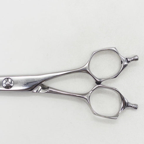 【ミズタニシザーズ ミズタニシザーMIZUTANI SCISSORS】 シザー メガネ 理容 美容ハサミ 美容師 理容師 右利き 5.7インチ 中古 yc139
