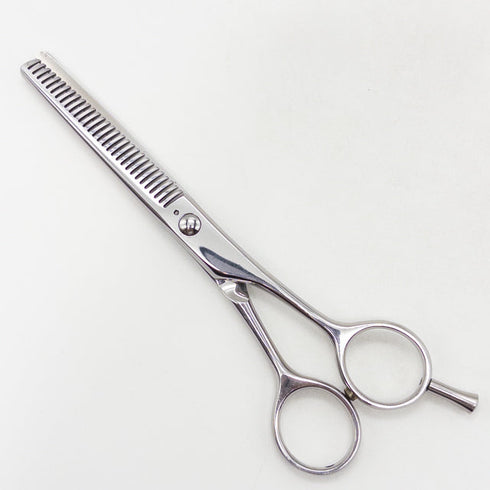 【ミズタニシザーズ ミズタニシザーMIZUTANI SCISSORS】 Re-tro THINNING 30レトロ メガネ シザー セニング 美容ハサミ すきばさみ 美容師 理容師 約30% 右利き 5.7インチ 中古 yc39